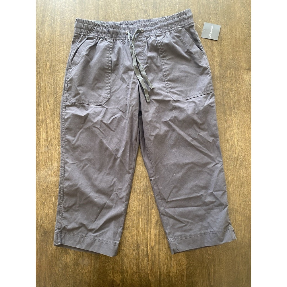 Eddie Bauer Exploration Utility Capri Pants Size 8 Hiking Outdoors